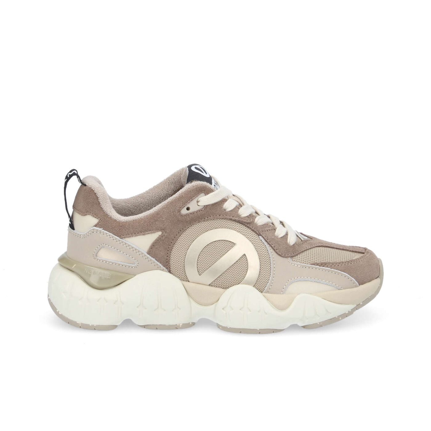 KRAZEE RUNNER W - SUEDE/KNIT/NAP. - MOKA/TAUPE